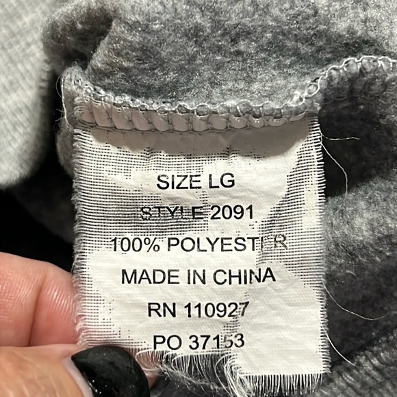 PlayStation size large mens sweater controllers pullover longsleeve grey games - Picture 8 of 11